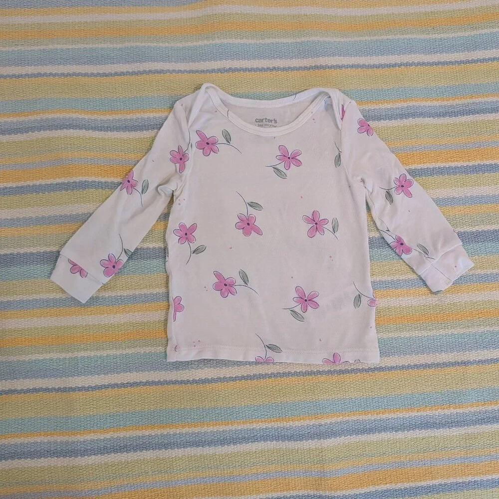 Girl's Carter's floral print set size 9 months
